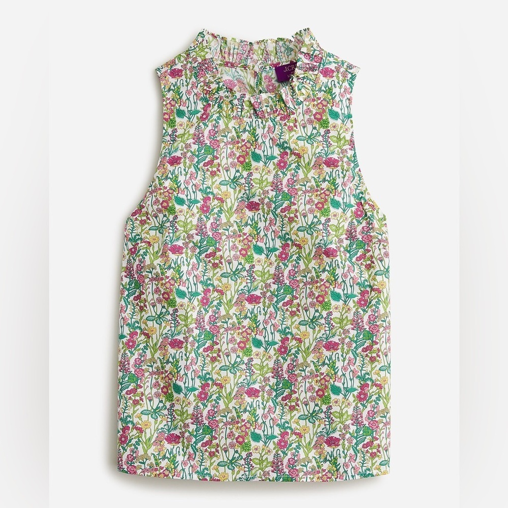 J. Crew Woman’s Fleur top in Liberty® fabric size XS
